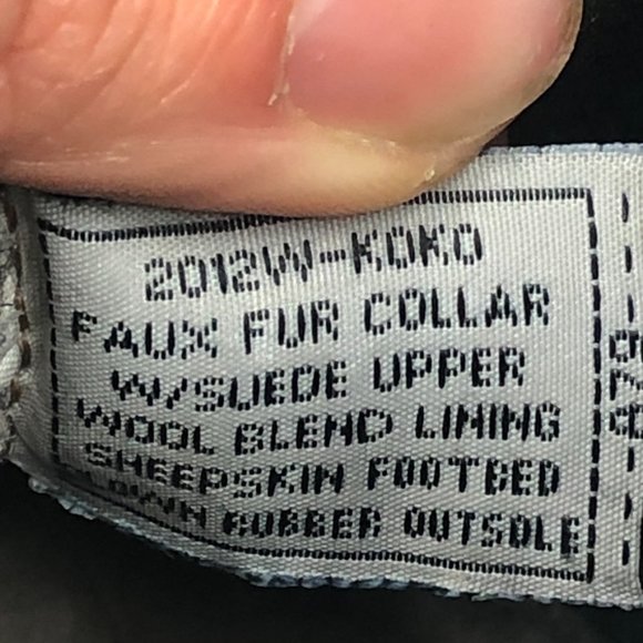 Bearpaw 2012 Koko Faux Fur Suede Ankle Boot Bootie, Black, Women's 9 - Picture 8 of 9